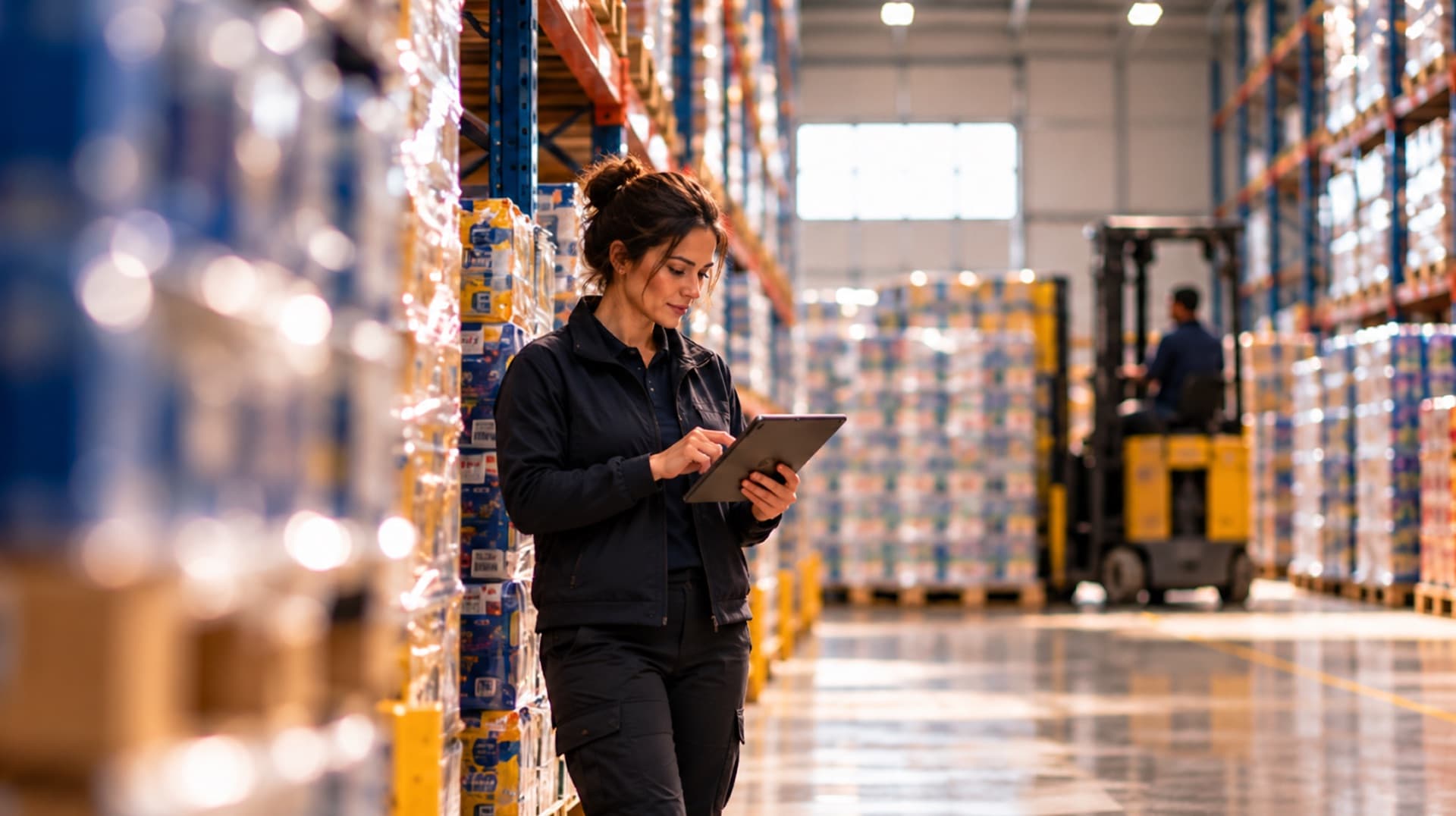 Seller overlooking surplus stock in a warehouse